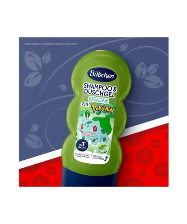 B bchen Kids Shampoo & Shower Gel 2 In 1 Pokemon Bulbasaur 230 ml - Buy Online on GoSupps.com
