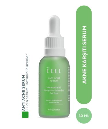 The Ceel Anti-Acne and Acne Pore Tightening Skin Serum Salicylic Acid Tea Tree and Geranium 30 ML