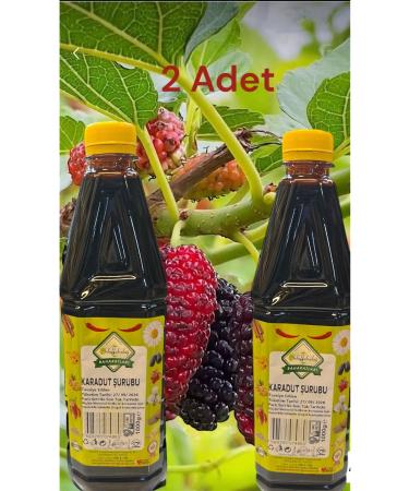 ABDULLAH DA ABDULLAH DA Hatay Local Black Mulberry Blood Mulberry Syrup Black Mulberry Extract 2 Kg / 2000 ml