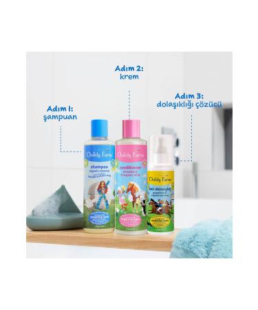 Childs Farm Coconut Shampoo for Dry and Frizzy Hair 250ml - Buy Online on GoSupps.com