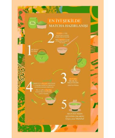 Mim and More Orange Matcha Orange Flavored Matcha 50 Gr - Buy Online on GoSupps.com