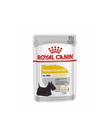 Royal Canin Ccn Dermacomfort Loaf Pate Pouch Small Breed Adult Dog Canned Food 12 Pieces 85 Gr - Pet
