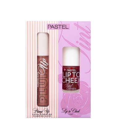 Pastel Plump Up Plumping Lip Gloss 202 Loverdose & Lip To Cheek Tint Carmen