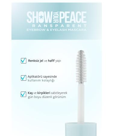 Show by Pastel Show Your Lumos Lip Gloss & Show Your Peace Transparent Brow and Lash Mascara - Buy Online on GoSupps.com