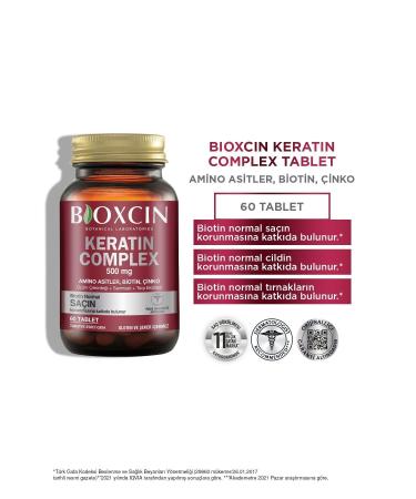 Bioxcin Keratin Complex 500 Mg 60 Tablets - Buy Online on GoSupps.com