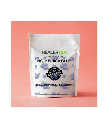 Healer Tea -Black Blue -The exquisite harmony of fruit and mint with Black tea - 250 gr