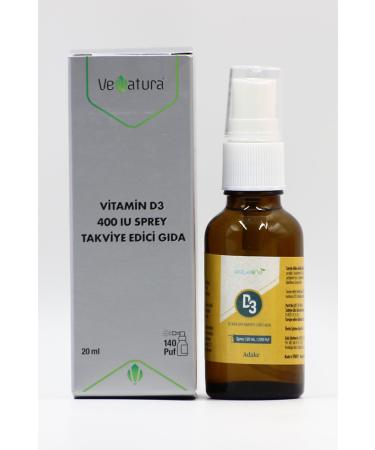 Venatura Product Package: Venatura Vitamin D3 Spray 400 IU and Estellife D3 Spray