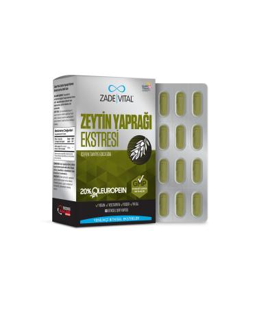 Zade Vital Olive Leaf Extract 60 Capsules - Buy Online on GoSupps.com