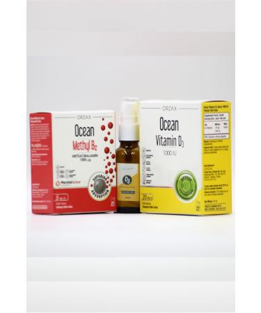 Ocean Product Package: Ocean Methyl B12 Estellife D3 Spray Ocean Vitamin D3 Spray
