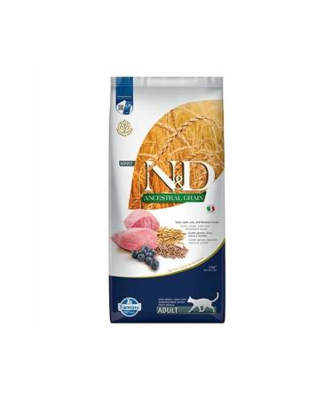 N & D Ancestral Grain Lamb Blueberry Low Grain Adult Cat Food 10 Kg - Petshopundan