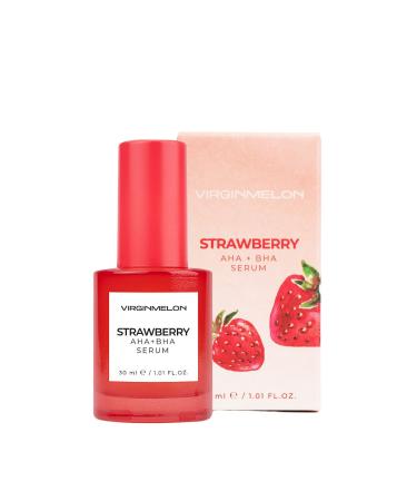 Virginmelon Strawberry Extract Peeling Effect Skin Renewal Barrier Repair Smoothing Aha Bha Serum 30 ml - Buy Online on GoSupps.com