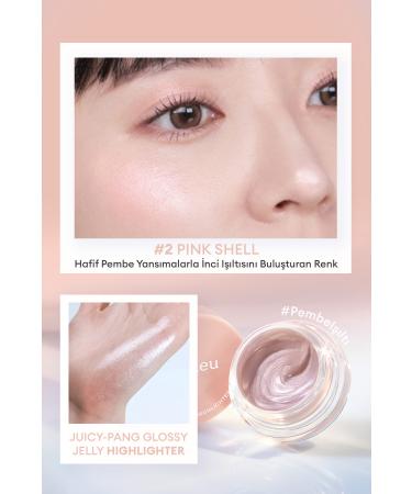 Missha Wet & Natural Look Gel Highlighter A'pieu Juicy Pang Glossy Jelly Highlighter ( #2 Pink Shell ) - Buy Online on GoSupps.com