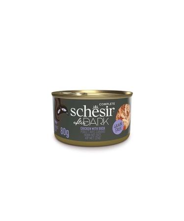 Schesir After Dark Chicken and Duck Adult Cat Canned Food in Broth 80 Gr - Petshopundan