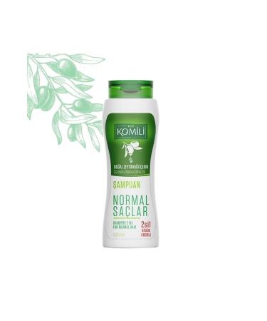 Komili 2in1 (With Cream) Normal Hair Shampoo 500 ml - Buy Online on GoSupps.com