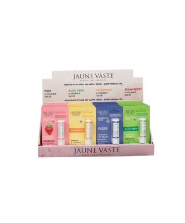 Jaune Vaste Lip Balm 24-Piece Mixed Stand