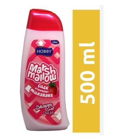 Hobby Shower Gel Marshmallow Strawberry 500ml