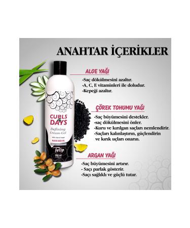 Tulip Curls 4 Days Curl Defining Hair Cream Gel 330 ml - Buy Online on GoSupps.com
