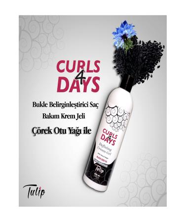Tulip Curls 4 Days Curl Defining Hair Cream Gel 330 ml - Buy Online on GoSupps.com