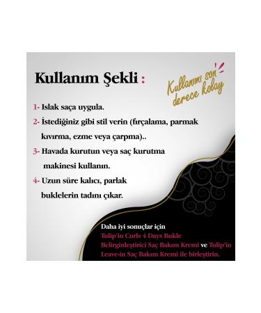 Tulip Curls 4 Days Curl Defining Hair Cream Gel 330 ml - Buy Online on GoSupps.com