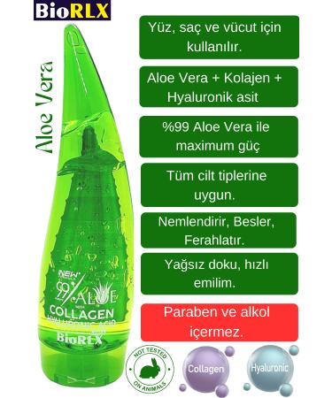 BioRLX Aloe Vera Gel - Pure 250 ml Original Product