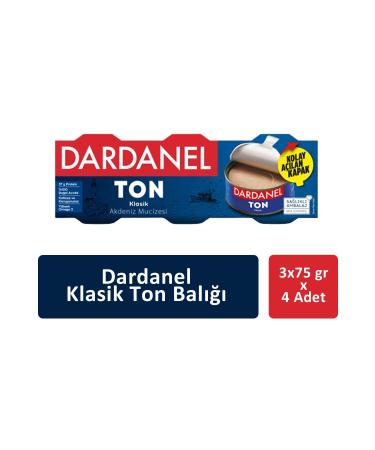 Dardanel Classic Tuna 3 x 75 gr x 4 Pieces
