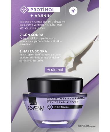 Avon Anew Platinum Lift & Tighten Day Cream SPF20 50 Ml. Duo Set - Buy Online on GoSupps.com