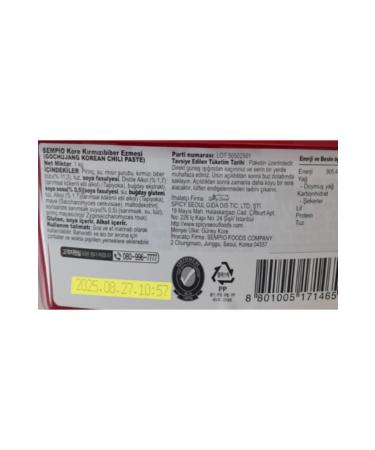 Sempio Gochujang Korean Hot Pepper Paste 1kg - Buy Online on GoSupps.com