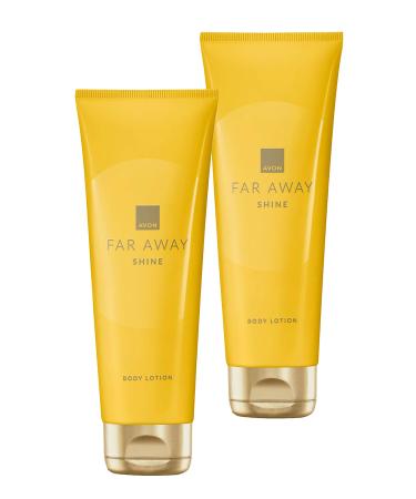 Avon Far Away Shine Body Lotion 125 Ml. Duo Set