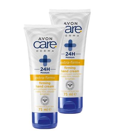 Avon Care Derma Extra Firming Hand Cream 75 Ml. Duo Set