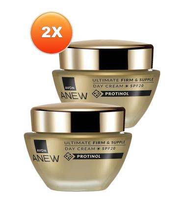 Avon Anew Ultimate Firm & Supple Day Cream SPF20 50 Ml. Duo Set - Buy Online on GoSupps.com