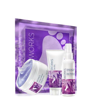 Avon Foot Works Lavender Essence Foot Care Package