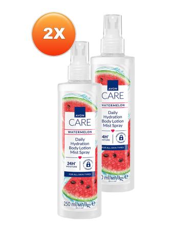 Avon Care Watermelon Watermelon Scented Moisturizing Body Lotion Spray 250 Ml. Set of Two - Buy Online on GoSupps.com