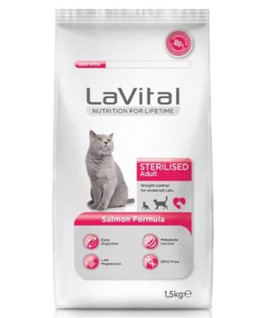 La Vital Salmon Sterilized Cat Food 1.5 Kg