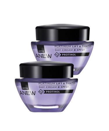 Avon Anew Platinum Lift & Tighten Day Cream SPF20 50 Ml. Duo Set