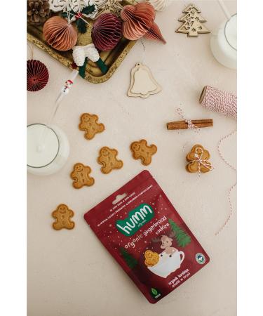 Humm Organic Cinnamon Ginger Cookies 6 X 55 gr - Buy Online on GoSupps.com
