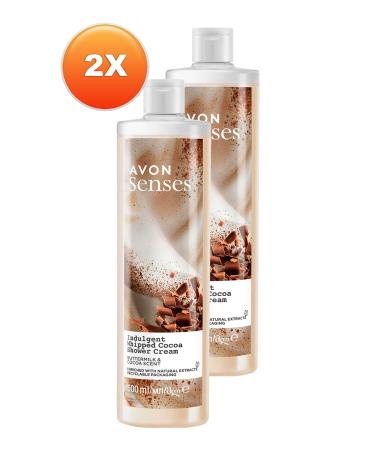 Avon Senses Indulgent Shower Cream with ButterMilk and Cocoa Extract 500 Ml. Set of Two - Buy Online on GoSupps.com