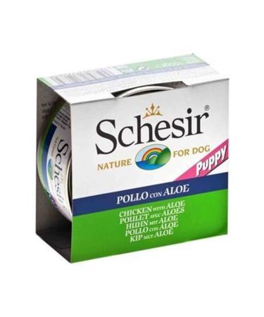 Schesir Aloe Vera and Chicken Puppy Canned Food 150 gr - Petshopundan