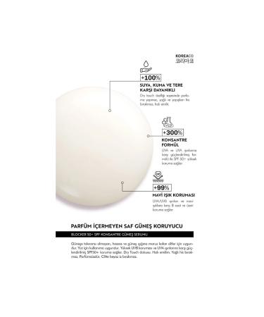 evdeucuz KoreaCo Blocker 0 Pure SPF 50+ Water Resistant High UVB+UVA Protection 50ml Sun Serum - Buy Online on GoSupps.com