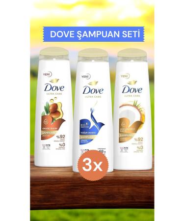 Dove Shampoo Set - Repair and Protection 3x400 Ml