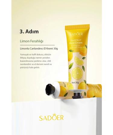 SADOER Hand Cream Set (5 PCS) - Avocado - Lemon - Grapefruit - Buy Online on GoSupps.com