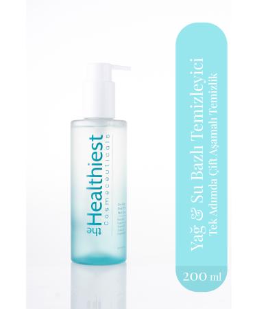 the Healthiest Facial Cleanser 200 Ml Oil and Water Based One Step Dual Phase Cleanser For All Skin Types