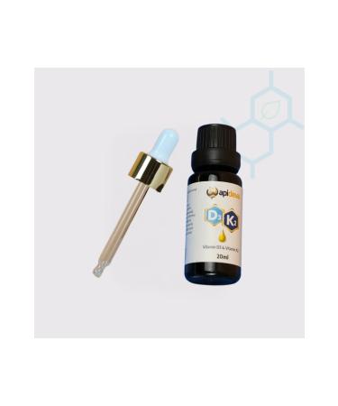 apideva BSP1AP1D3K2 Apideva D3 Vitamin K2 20ml - Buy Online on GoSupps.com