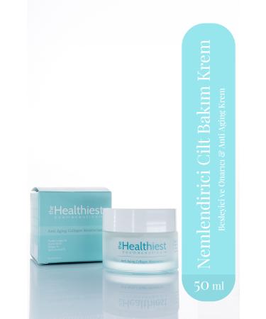the Healthiest Anti Aging Moisturizing Cream 50 Ml - Nourishing and Repairing Water-Based Moisturizing Face Cream (Collagen)