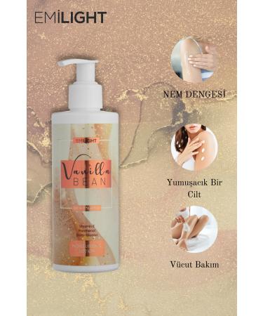EMILIGHT Nourishing Care Moisturizing Effective Fast Absorption Vanilla Moisturizing Lotion (2X250ML) - Buy Online on GoSupps.com