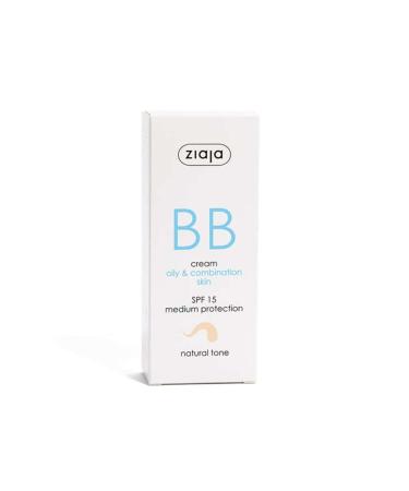 Ziaja Bb Cream For Oily And Combination Skin - Natural Tone Spf 15 50 ml - Buy Online on GoSupps.com