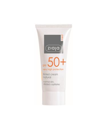 Ziaja Med Spf50 Natural Tinted Face Cream