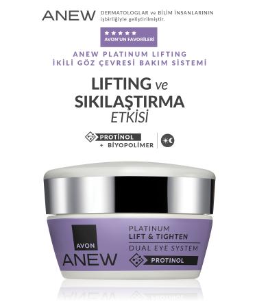 Avon Anew Platinum Lift and Tighten Dual Eye System 20 Ml. Set of Three - Buy Online on GoSupps.com