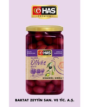Has Premium Pitted Kalamata Olives 850cc