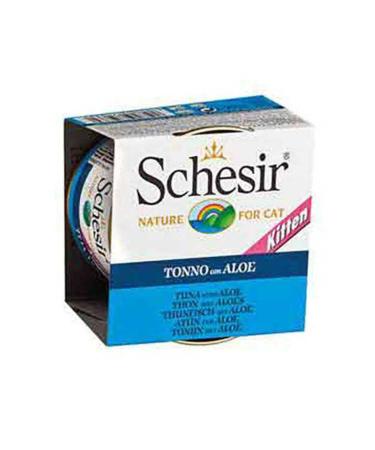 Schesir Kitten Canned Tuna and Aloe Vera Kitten Food 85 gr - Petshopundan