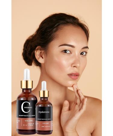 Puredermine Volume Batikon Test Guaranteed Vitamin C Serum + Pure Hyaluronic Acid & Concentrate & Return Guaranteed - Buy Online on GoSupps.com